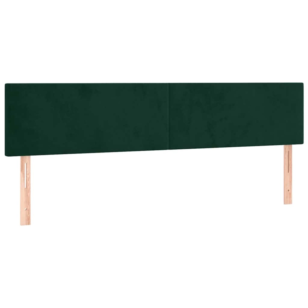 vidaXL Κρεβάτι Boxspring με Στρώμα Σκούρο Πράσινο 160x200εκ. Βελούδινο