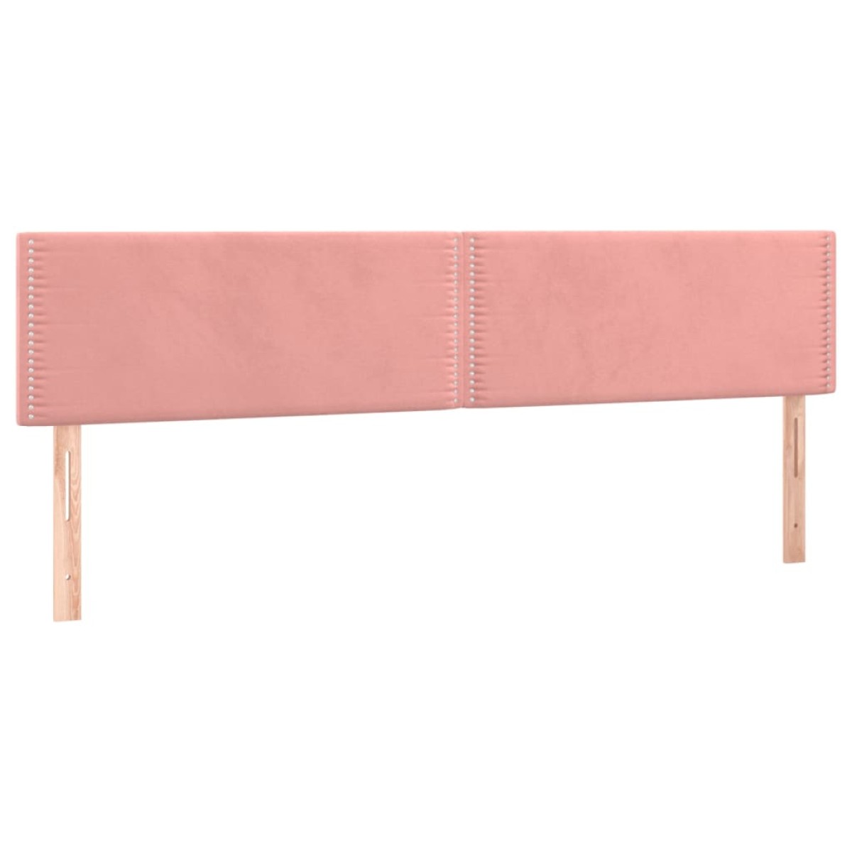 vidaXL Κρεβάτι Boxspring με Στρώμα Ροζ 180x200 εκ. Βελούδινο
