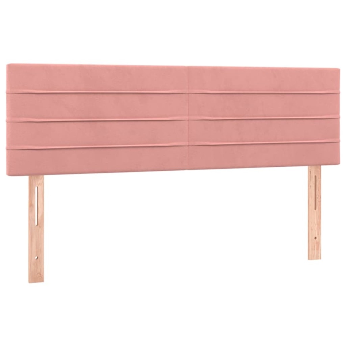 vidaXL Κρεβάτι Boxspring με Στρώμα Ροζ 140x200 εκ. Βελούδινο