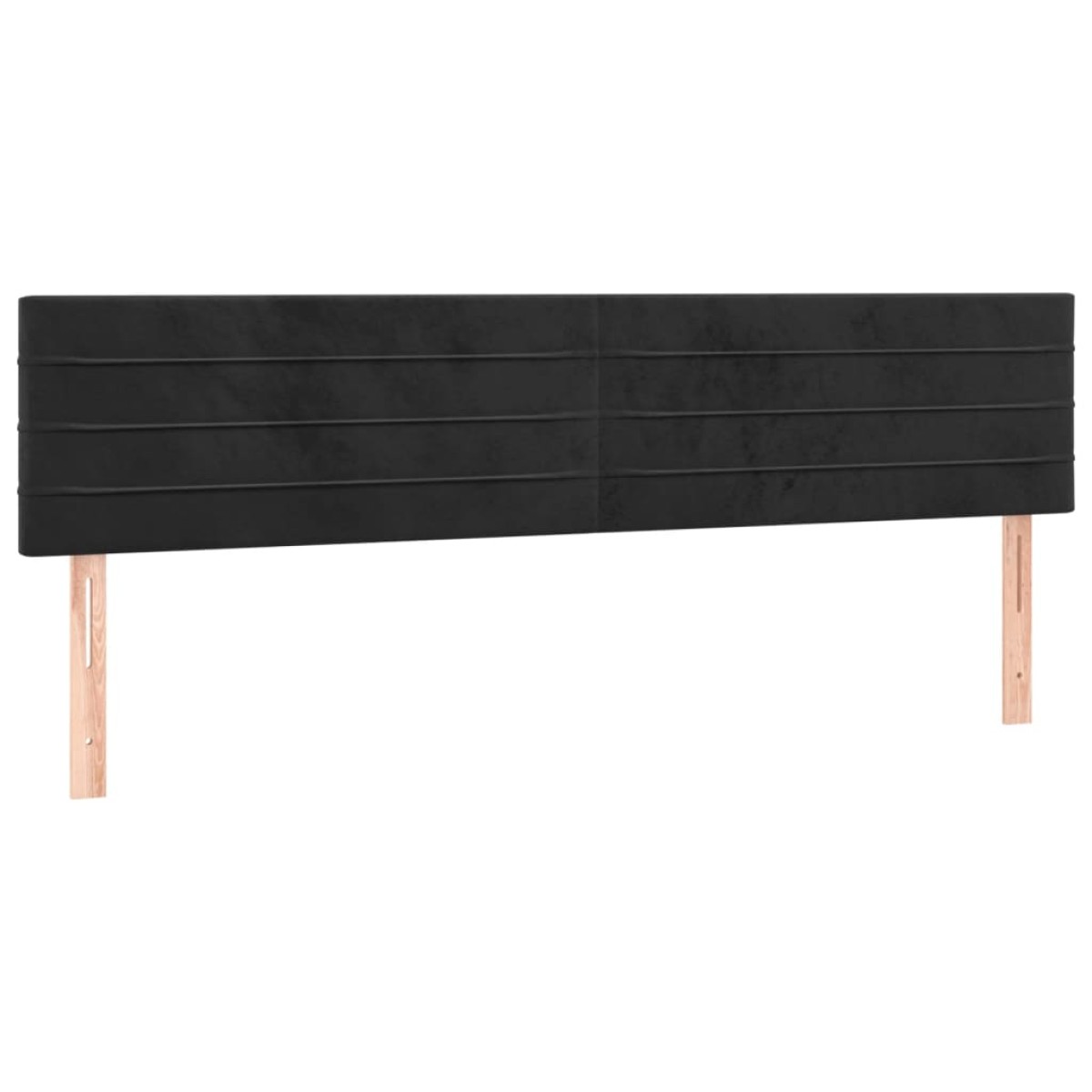 vidaXL Κρεβάτι Boxspring με Στρώμα Μαύρο 160x200 εκ. Βελούδινο