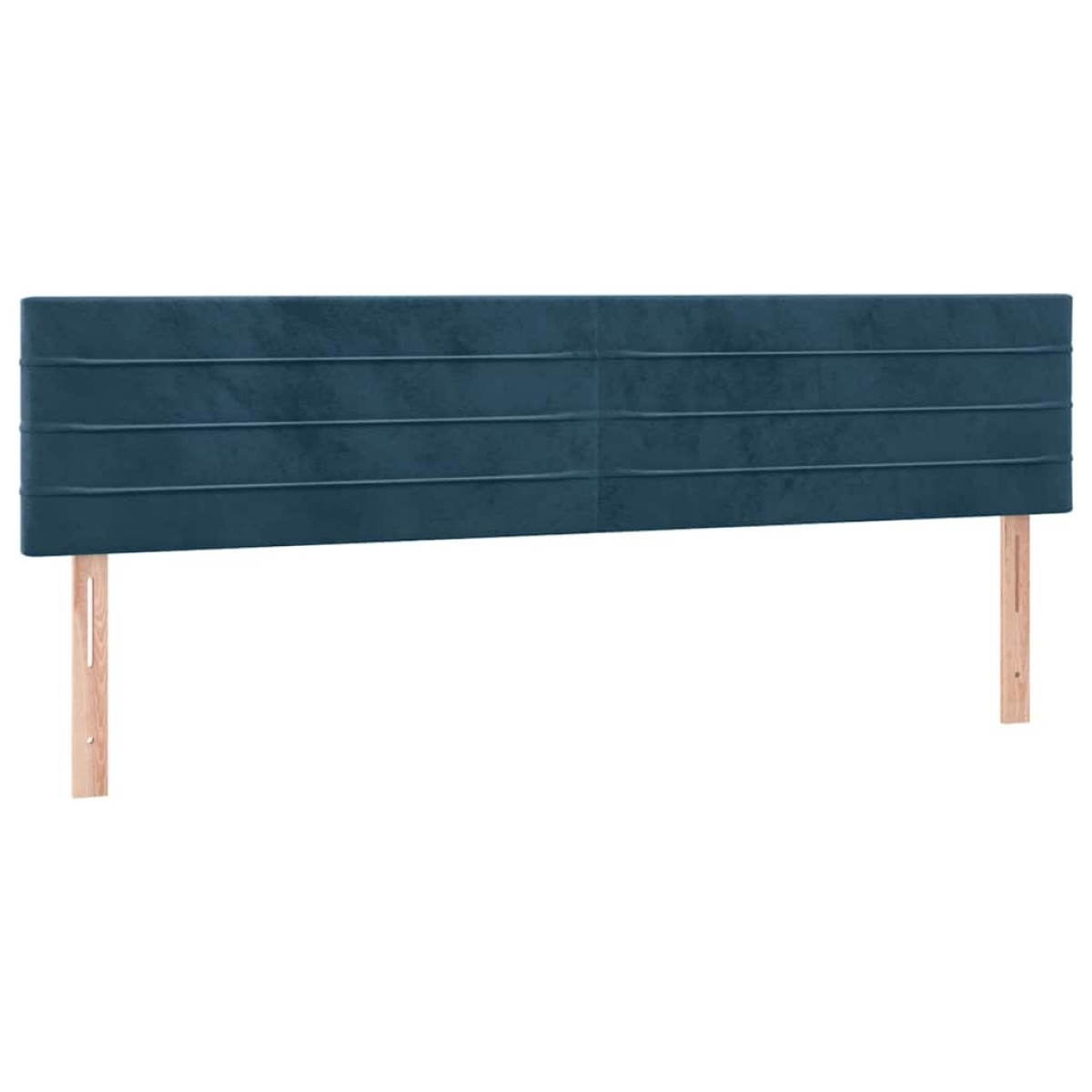 vidaXL Κρεβάτι Boxspring με Στρώμα Σκούρο Μπλε 180x200 εκ. Βελούδινο