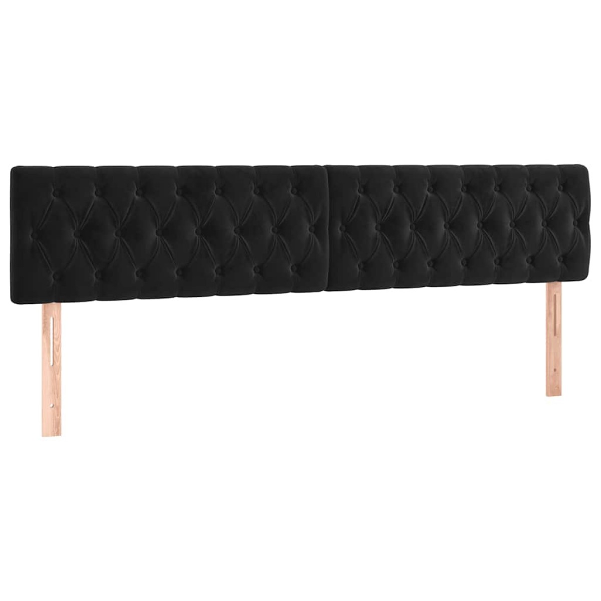 vidaXL Κρεβάτι Boxspring με Στρώμα Μαύρο 200x200 εκ. Βελούδινο