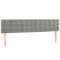 vidaXL Κρεβάτι Boxspring με Στρώμα Ανοιχτό Γκρι 200x200 εκ. Βελούδινο