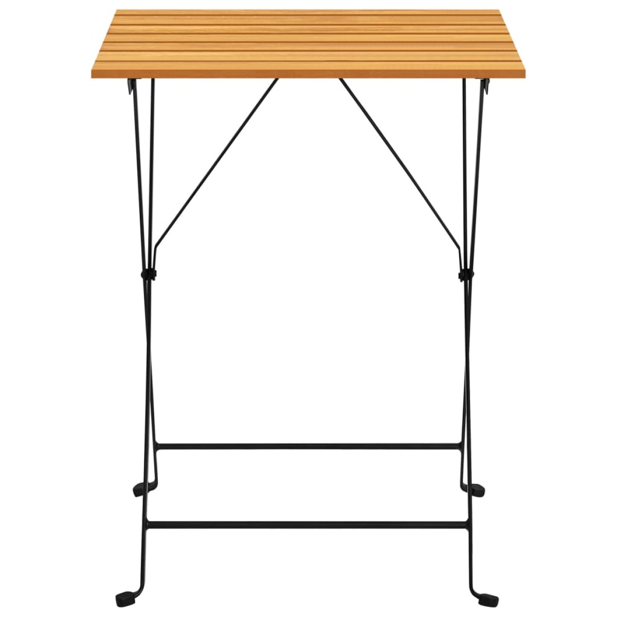 vidaXL Τραπέζι Bistro 55 x 54 x 71 εκ. από Μασίφ Ξύλο Ακακίας