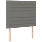 vidaXL Κρεβάτι Boxspring με Στρώμα Σκούρο Γκρι 100x200 εκ. Υφασμάτινο