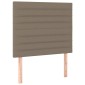 vidaXL Κρεβάτι Boxspring με Στρώμα Taupe 100 x 200 εκ. Υφασμάτινο