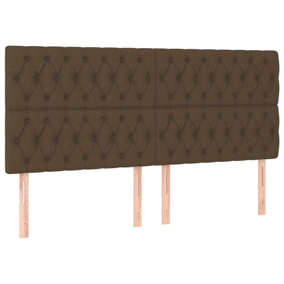 vidaXL Κρεβάτι Boxspring με Στρώμα Σκούρο Καφέ 200x200 εκ. Υφασμάτινο