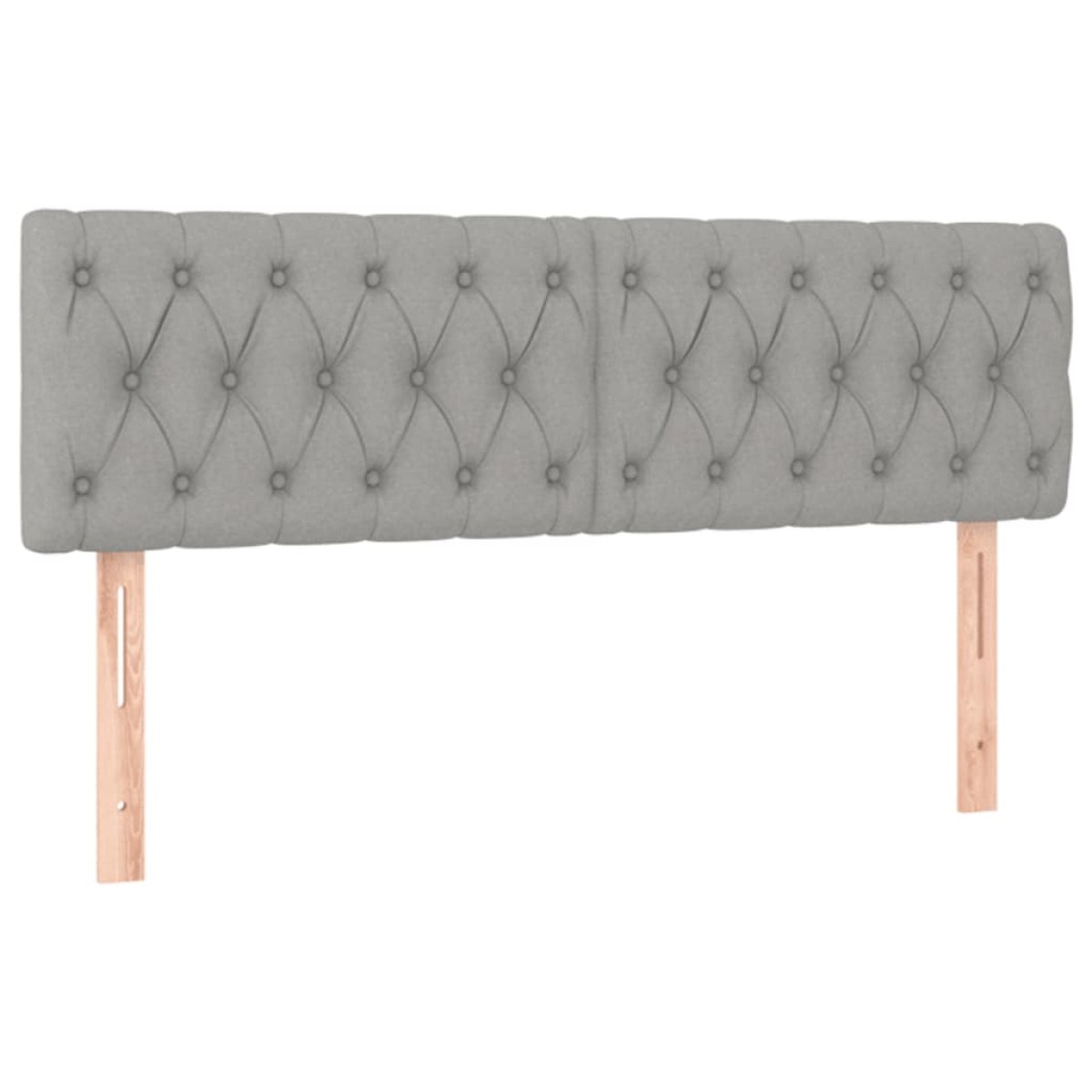 vidaXL Κρεβάτι Boxspring με Στρώμα & LED Αν.Γκρι 160x200 εκ Υφασμάτινο