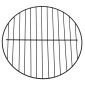 313360 vidaXL 2-in-1 Fire Pit and BBQ with Poker 59x59x60 cm Stainless Steel