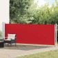 vidaXL Σκίαστρο Πλαϊνό Συρόμενο Βεράντας Κόκκινο 140 x 600 εκ.