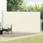 vidaXL Σκίαστρο Πλαϊνό Συρόμενο Βεράντας Κρεμ 180 x 500 εκ.