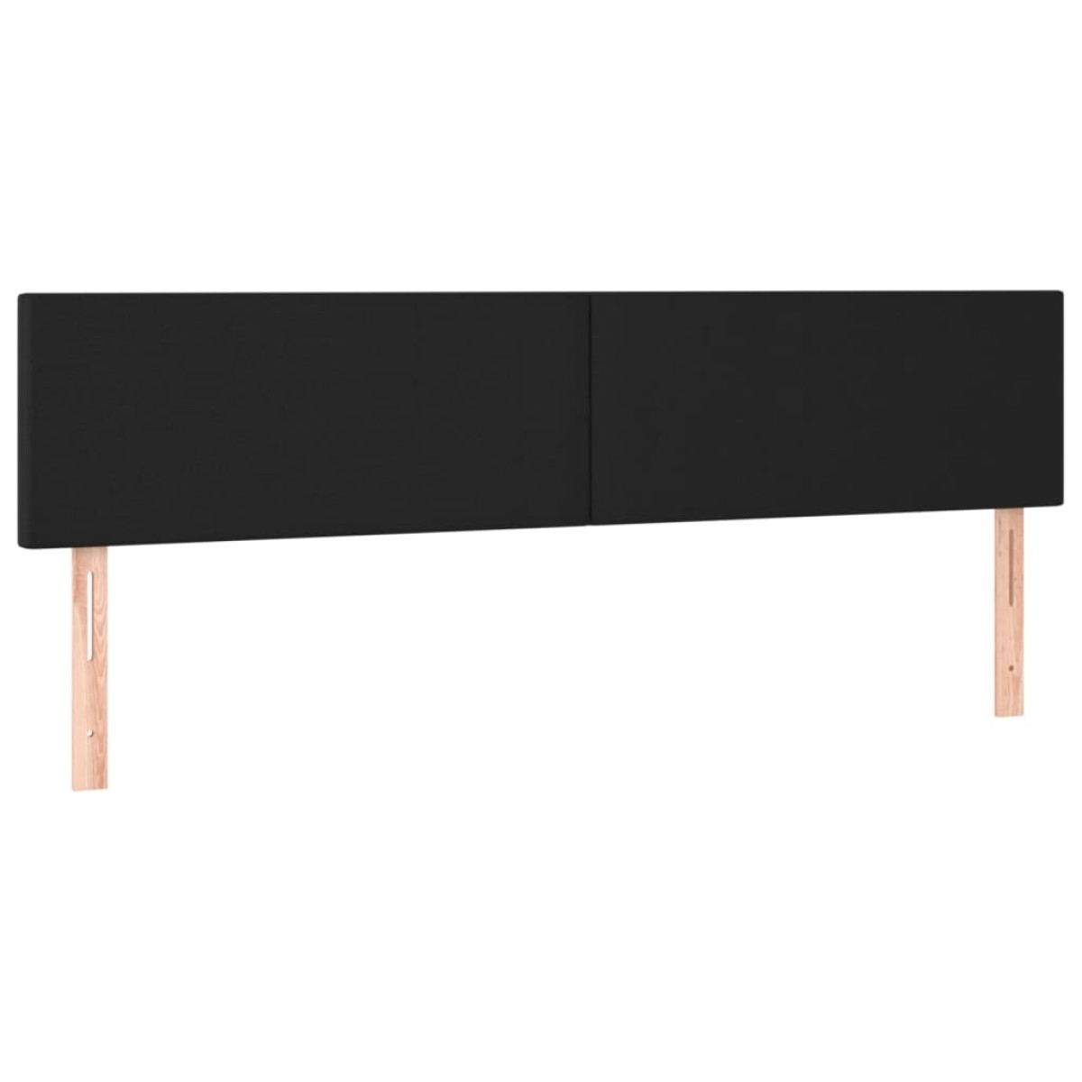 vidaXL Κρεβάτι Boxspring με Στρώμα & LED Μαύρο 160x200 εκ. Συνθ. Δέρμα