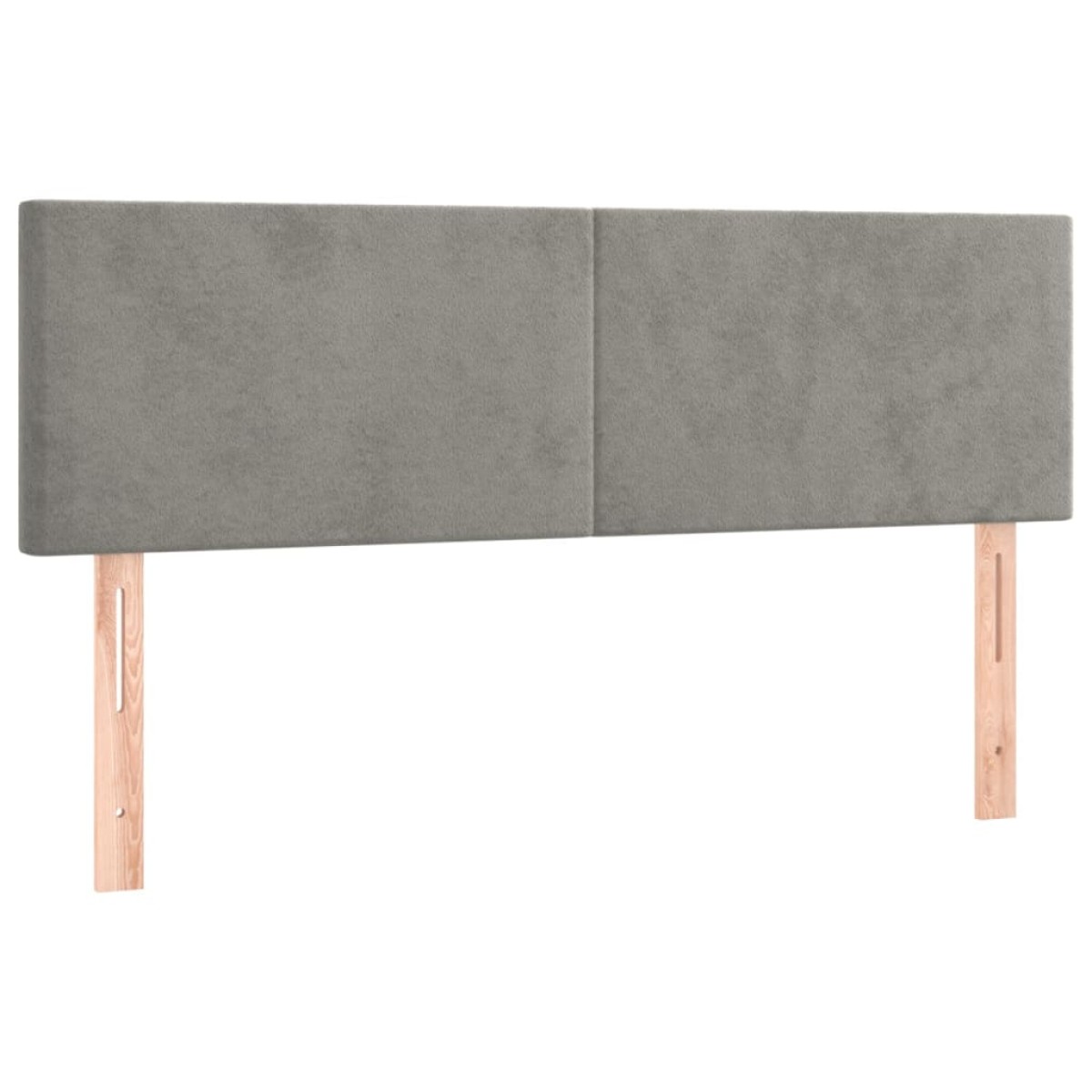 vidaXL Κρεβάτι Boxspring με Στρώμα & LED Αν.Γκρι 140x200 εκ. Βελούδινο