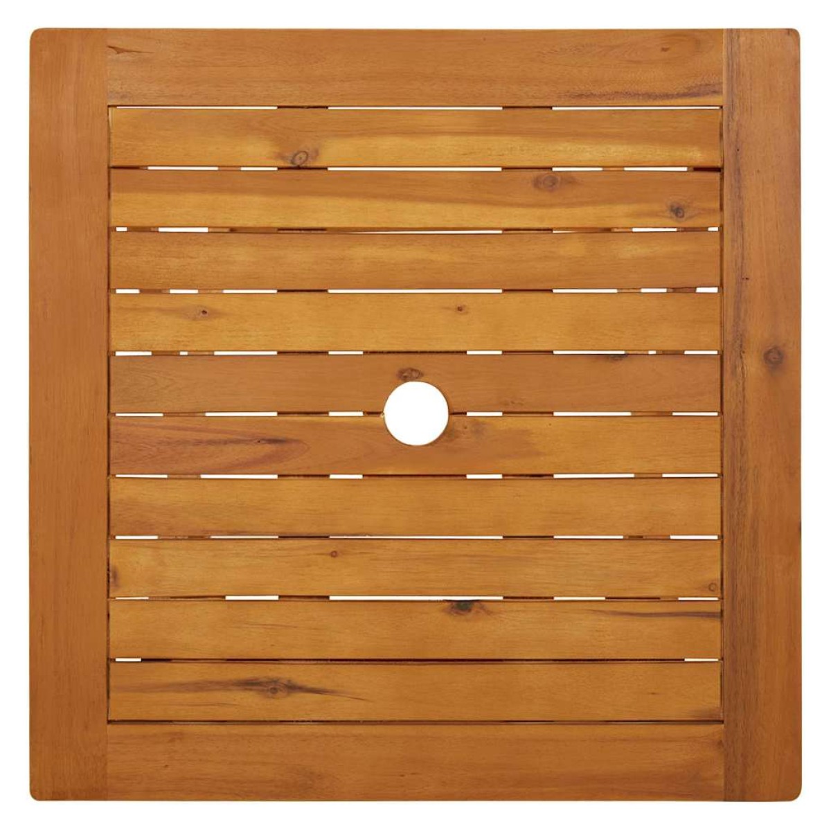 vidaXL Τραπέζι Κήπου Πτυσσόμενο 60 x 60 x 75 εκ. από Μασίφ Ξύλο Ακακίας