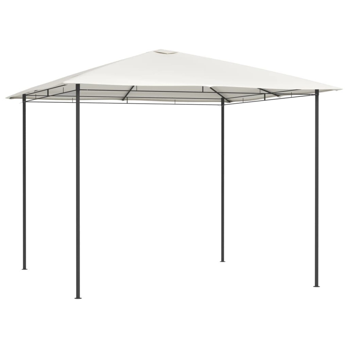 vidaXL Κιόσκι Κρεμ 3 x 3 x 2,6 μ. 160 γρ./μ²