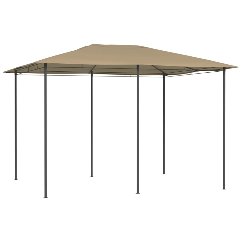 vidaXL Κιόσκι Taupe 3 x 4 x 2,6 μ. 160 γρ./μ²