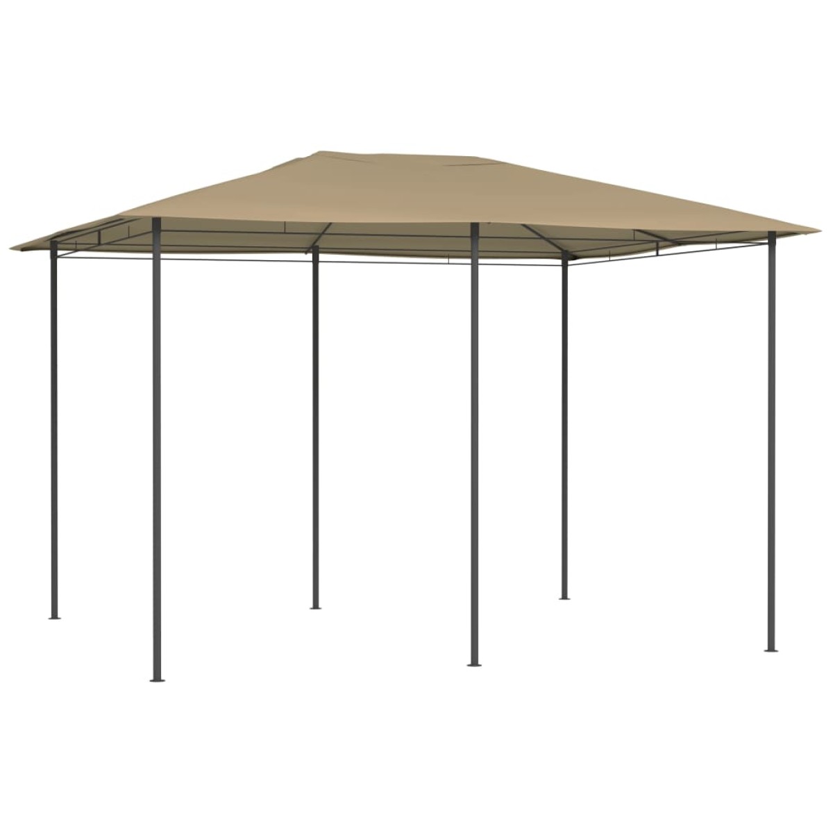 vidaXL Κιόσκι Taupe 3 x 4 x 2,6 μ. 160 γρ./μ²