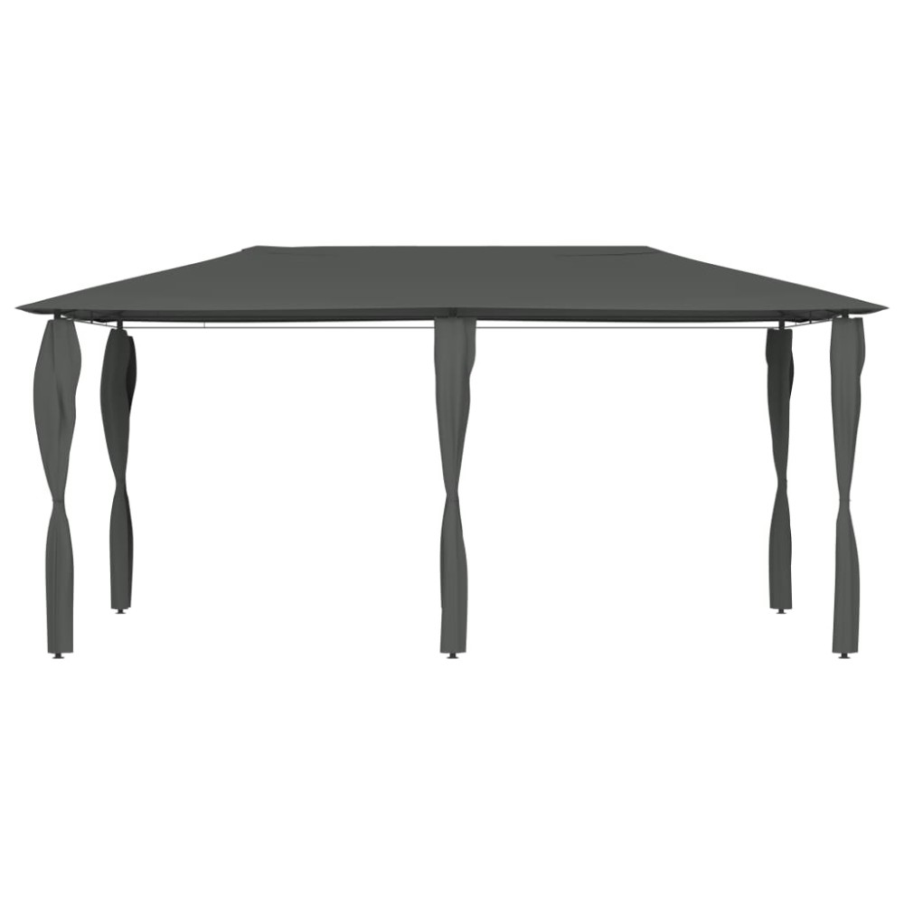 vidaXL Κιόσκι με Καλύμματα Στύλων Ανθρακί 2,98x5,3x2,59 μ. 160 γρ./μ²