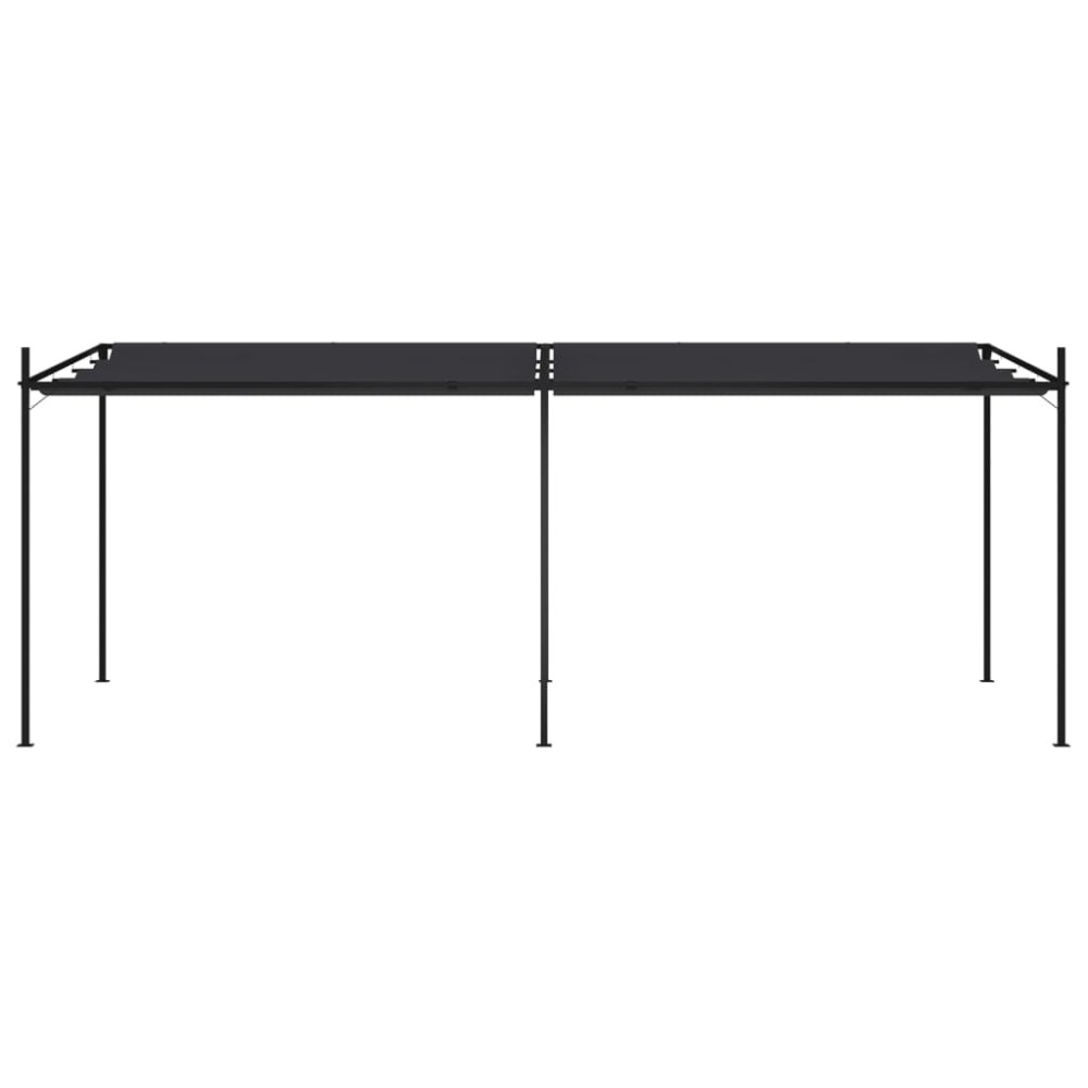 vidaXL Κιόσκι με Πτυσσόμενη Οροφή Ανθρακί 600 x 300 x 233 εκ.