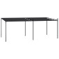 vidaXL Κιόσκι με Πτυσσόμενη Οροφή Ανθρακί 600 x 300 x 233 εκ.