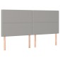 vidaXL Κρεβάτι Boxspring με Στρώμα Ανοιχτό Γκρι 180x200 εκ. Υφασμάτινο