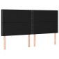vidaXL Κρεβάτι Boxspring με Στρώμα Μαύρο 180x200 εκ. Υφασμάτινο
