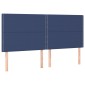 vidaXL Κρεβάτι Boxspring με Στρώμα Μπλε 180x200 εκ. Υφασμάτινο