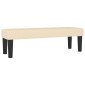 vidaXL Κρεβάτι Boxspring με Στρώμα Κρεμ 140x200 εκ. Υφασμάτινο