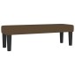 vidaXL Κρεβάτι Boxspring με Στρώμα Σκούρο Καφέ 160x200 εκ Υφασμάτινο