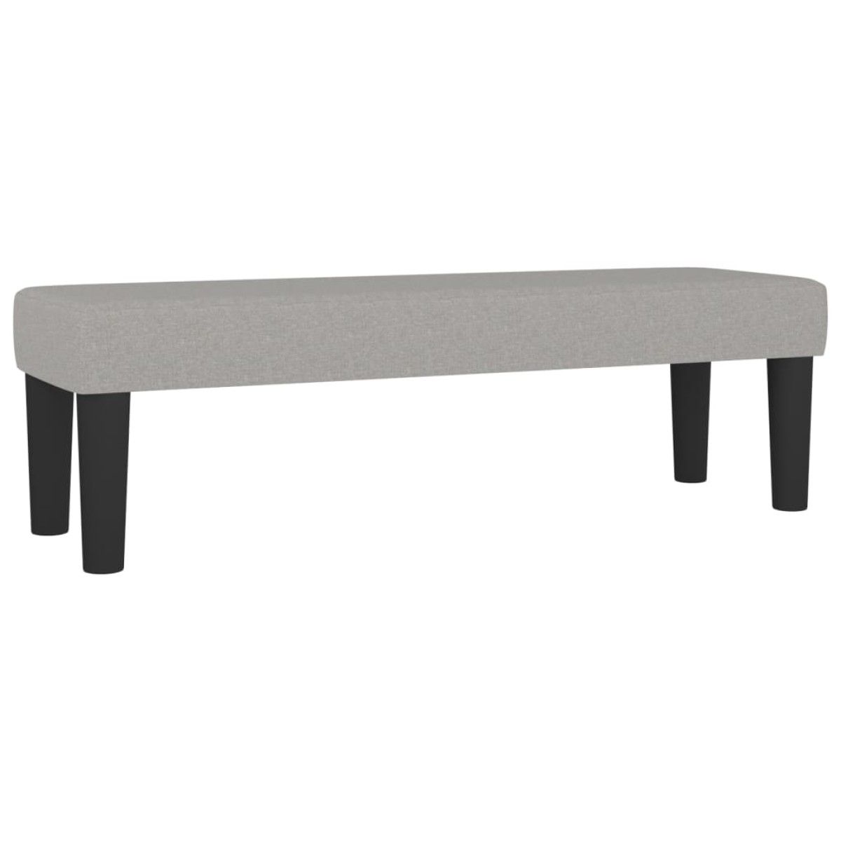 vidaXL Κρεβάτι Boxspring με Στρώμα Ανοιχτό Γκρι 180x200 εκ. Υφασμάτινο