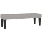vidaXL Κρεβάτι Boxspring με Στρώμα Ανοιχτό Γκρι 140x190 εκ. Υφασμάτινο