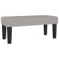 vidaXL Κρεβάτι Boxspring με Στρώμα Ανοιχτό Γκρι 100x200 εκ. Υφασμάτινο
