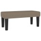 vidaXL Κρεβάτι Boxspring με Στρώμα Taupe 80x200 εκ. Υφασμάτινο