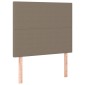 vidaXL Κρεβάτι Boxspring με Στρώμα Taupe 100 x 200 εκ. Υφασμάτινο