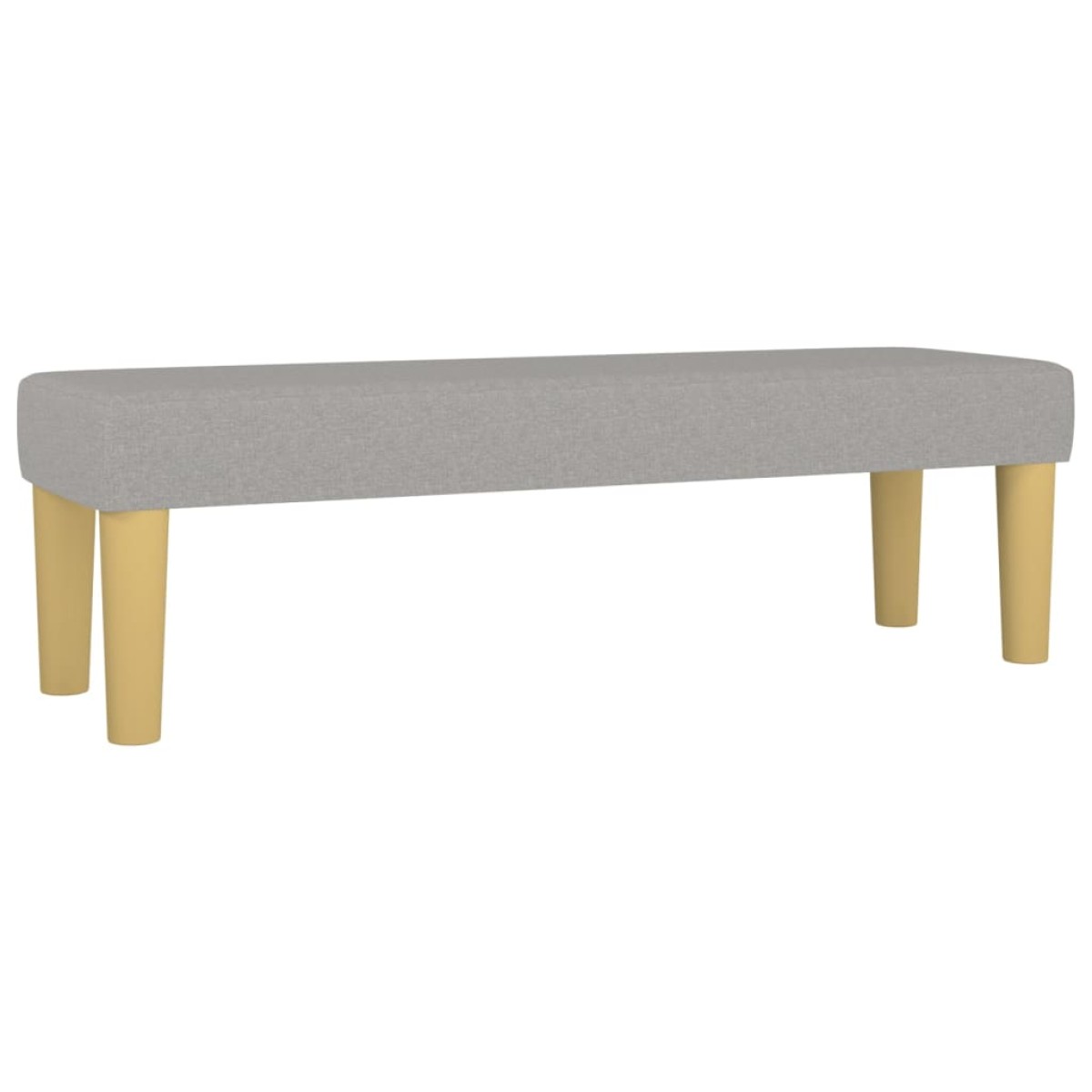 vidaXL Κρεβάτι Boxspring με Στρώμα Ανοιχτό Γκρι 140x200 εκ. Υφασμάτινο