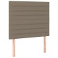 vidaXL Κρεβάτι Boxspring με Στρώμα Taupe 90x200 εκ. Υφασμάτινο
