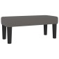vidaXL Κρεβάτι Boxspring με Στρώμα Γκρι 120x200εκ. από Συνθετικό Δέρμα