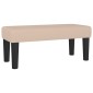vidaXL Κρεβάτι Boxspring με Στρώμα Καπουτσίνο 90x200εκ.από Συνθ. Δέρμα