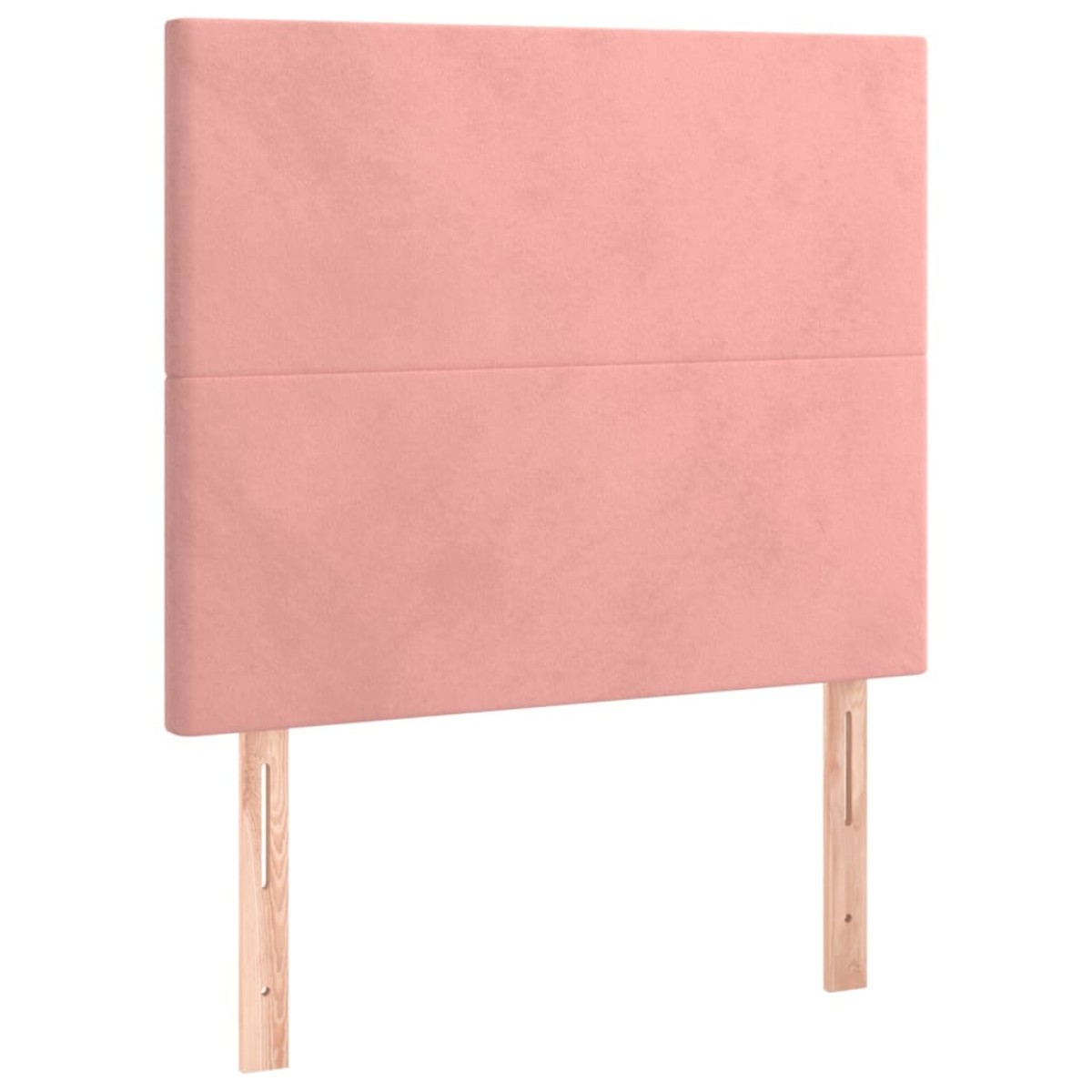 vidaXL Κρεβάτι Boxspring με Στρώμα Ροζ 120x200 εκ. Βελούδινο