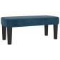 vidaXL Κρεβάτι Boxspring με Στρώμα Σκούρο Μπλε 80 x 200 εκ. Βελούδινο