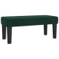 vidaXL Κρεβάτι Boxspring με Στρώμα Σκούρο Πράσινο 120x200εκ. Βελούδινο