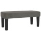 vidaXL Κρεβάτι Boxspring με Στρώμα Σκούρο Γκρι 80x200 εκ. Βελούδινο
