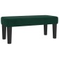 vidaXL Κρεβάτι Boxspring με Στρώμα Σκούρο Πράσινο 80x200 εκ. Βελούδινο