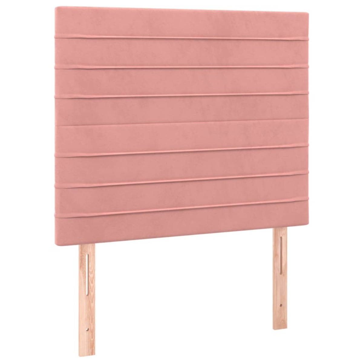 vidaXL Κρεβάτι Boxspring με Στρώμα Ροζ 120x200 εκ. Βελούδινο