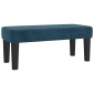 vidaXL Κρεβάτι Boxspring με Στρώμα Σκούρο Μπλε 90x190 εκ. Βελούδινο