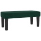 vidaXL Κρεβάτι Boxspring με Στρώμα Σκούρο Πράσινο 120x200εκ. Βελούδινο