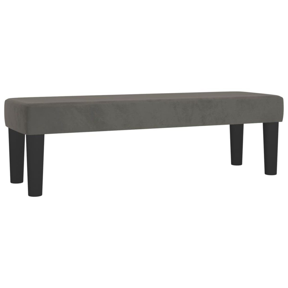 vidaXL Κρεβάτι Boxspring με Στρώμα Σκούρο Γκρι 200x200 εκ. Βελούδινο
