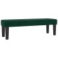 vidaXL Κρεβάτι Boxspring με Στρώμα Σκούρο Πράσινο 200x200εκ. Βελούδινο