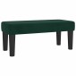 vidaXL Κρεβάτι Boxspring με Στρώμα Σκούρο Πράσινο 80x200 εκ. Βελούδινο