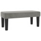 vidaXL Κρεβάτι Boxspring με Στρώμα Ανοιχτό Γκρι 120x200 εκ. Βελούδινο